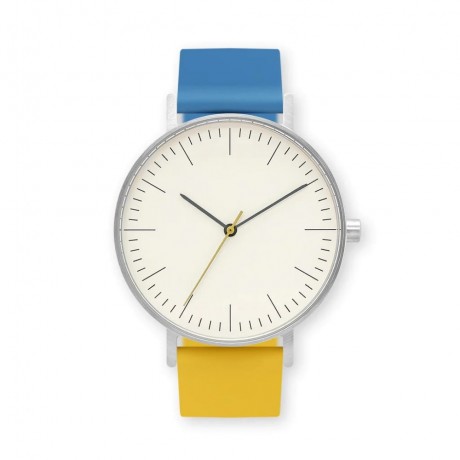 Men’s two-hand watch in polished steel