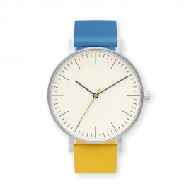 Men’s two-hand watch in polished steel