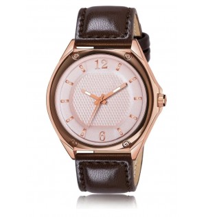 Casual Brown Color Analog Wrist watch