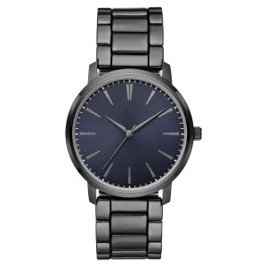 Gunmetal Plated Mens Dress Watch